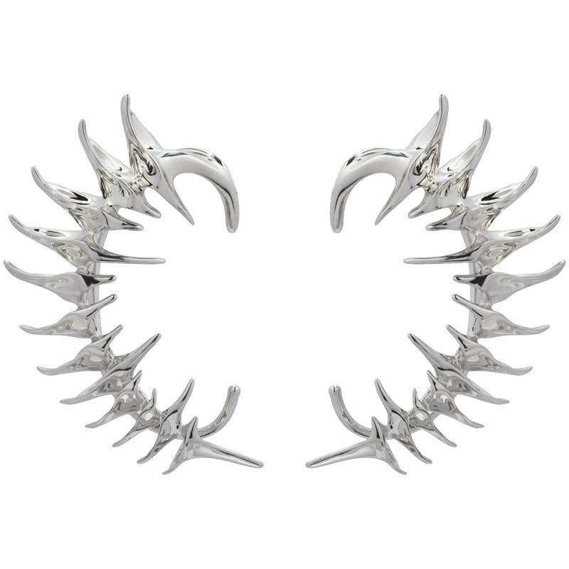 Brehn | Cyberpunk Skelett Spike Ohrring Clip