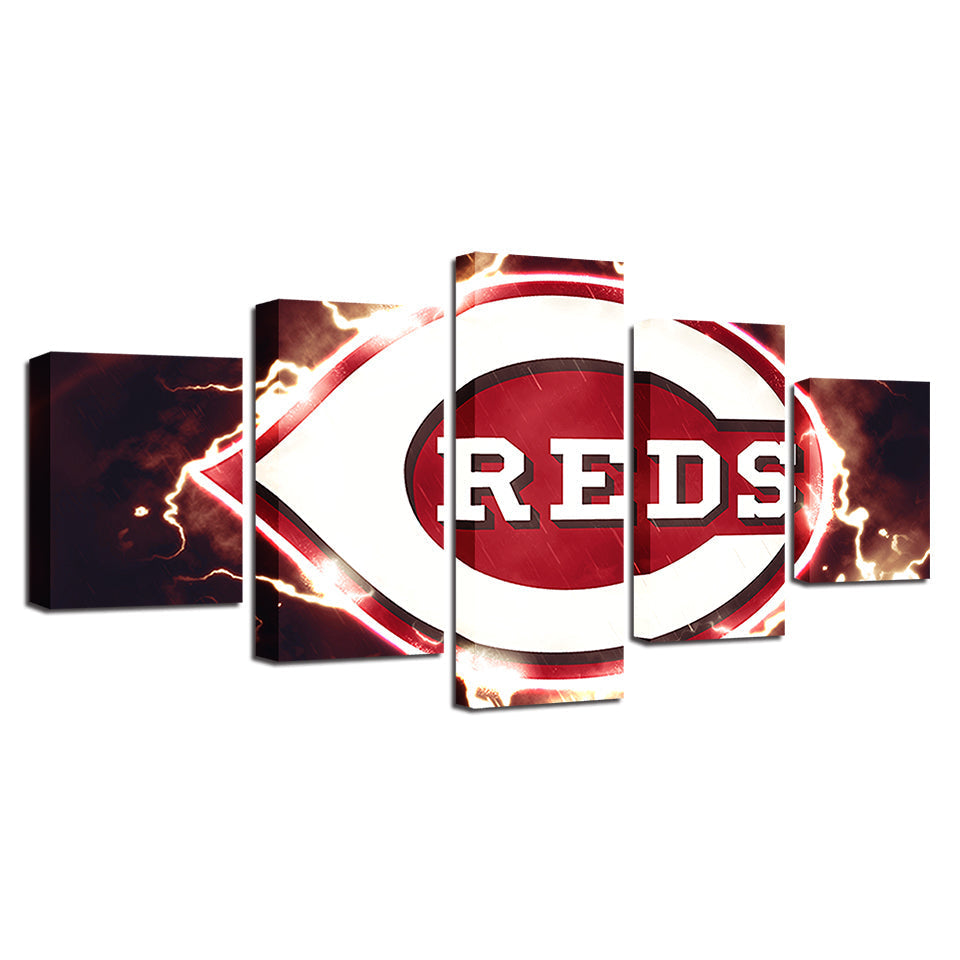 Cincinnati Reds 5 Teile-Leinwand Wandkunst Gemälde
