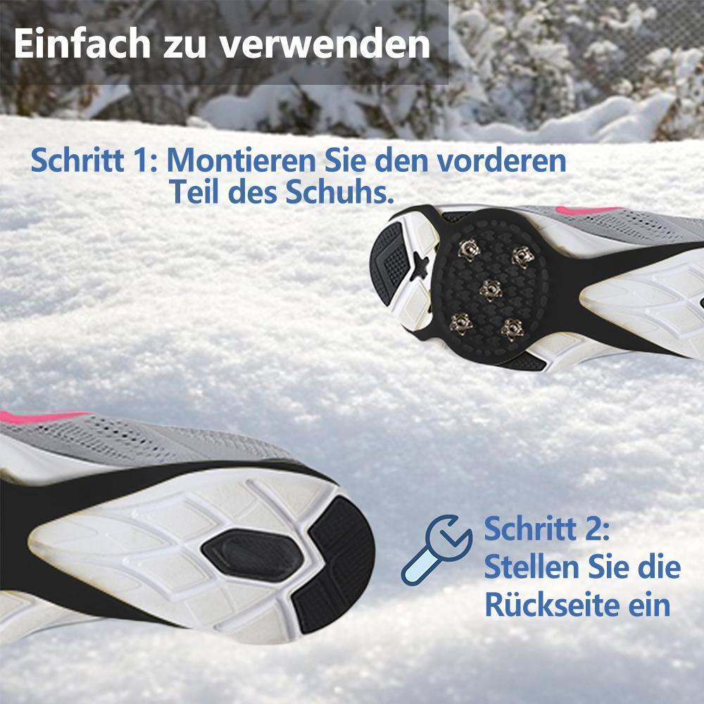 Brehn | Universal Schneeschuh Spikes rutschfeste Schuhe Abdeckung für Winter