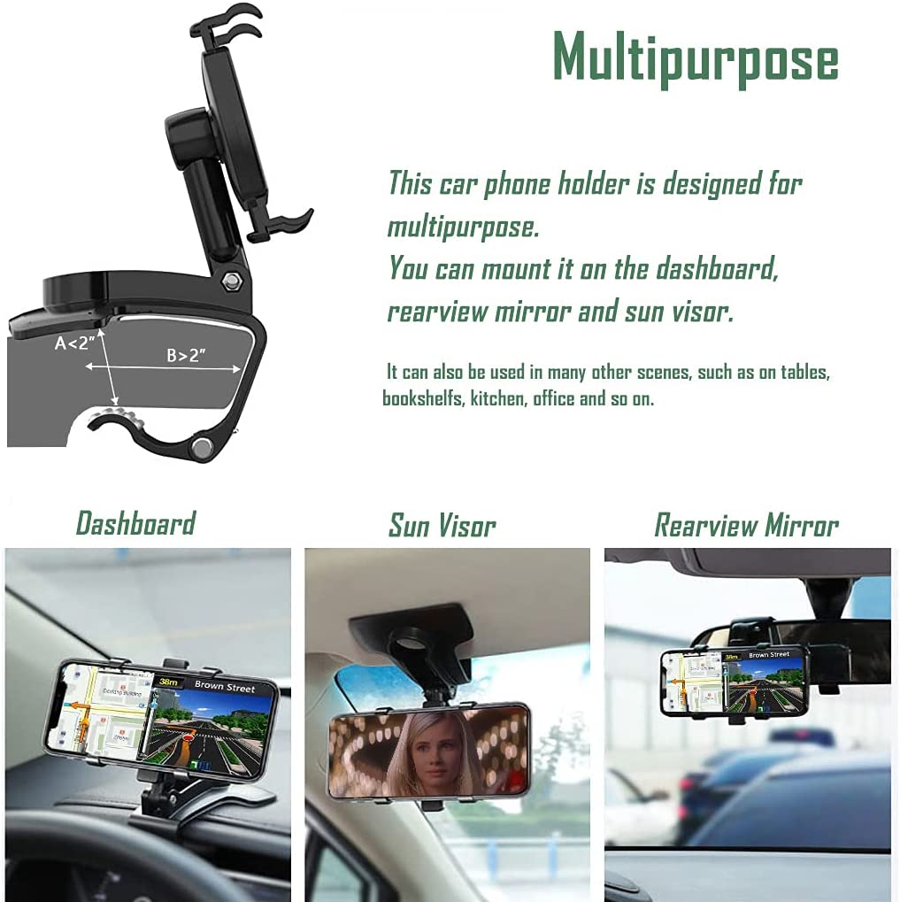 3 in 1 verstellbarer Auto-Handyhalter | Brehn