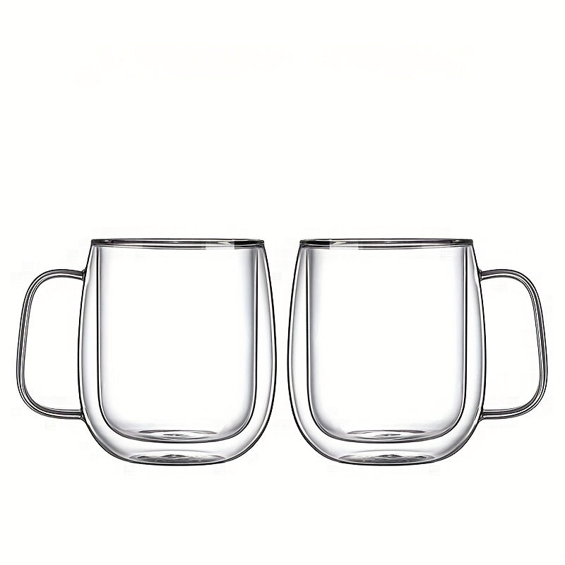 ThermoSip Doppelwandiger Glasbecher – Borosilikatglas, hitzebeständig und elegant