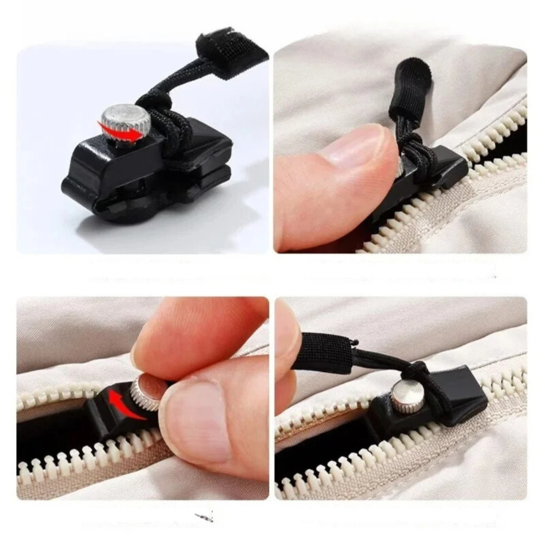 ZipperFix Pro Kit — Sofort kaputte Reißverschlüsse besiegt und Lieblingsstücke gerettet! (10 Stück) | Brehn