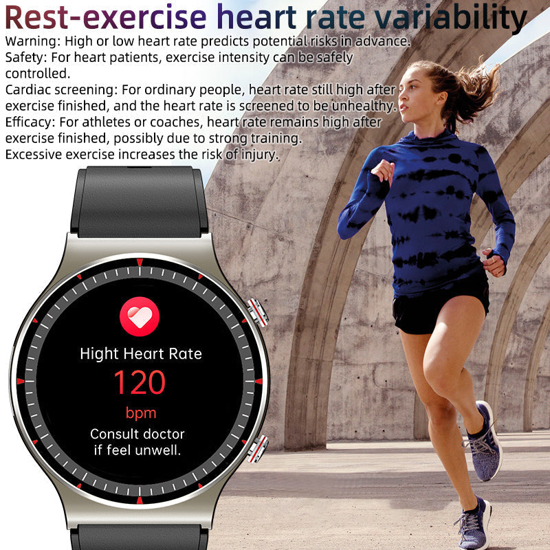 CFDA EKG Blut Sauerstoff Herzfrequenz Gesundheitsüberwachung Smart Watch
