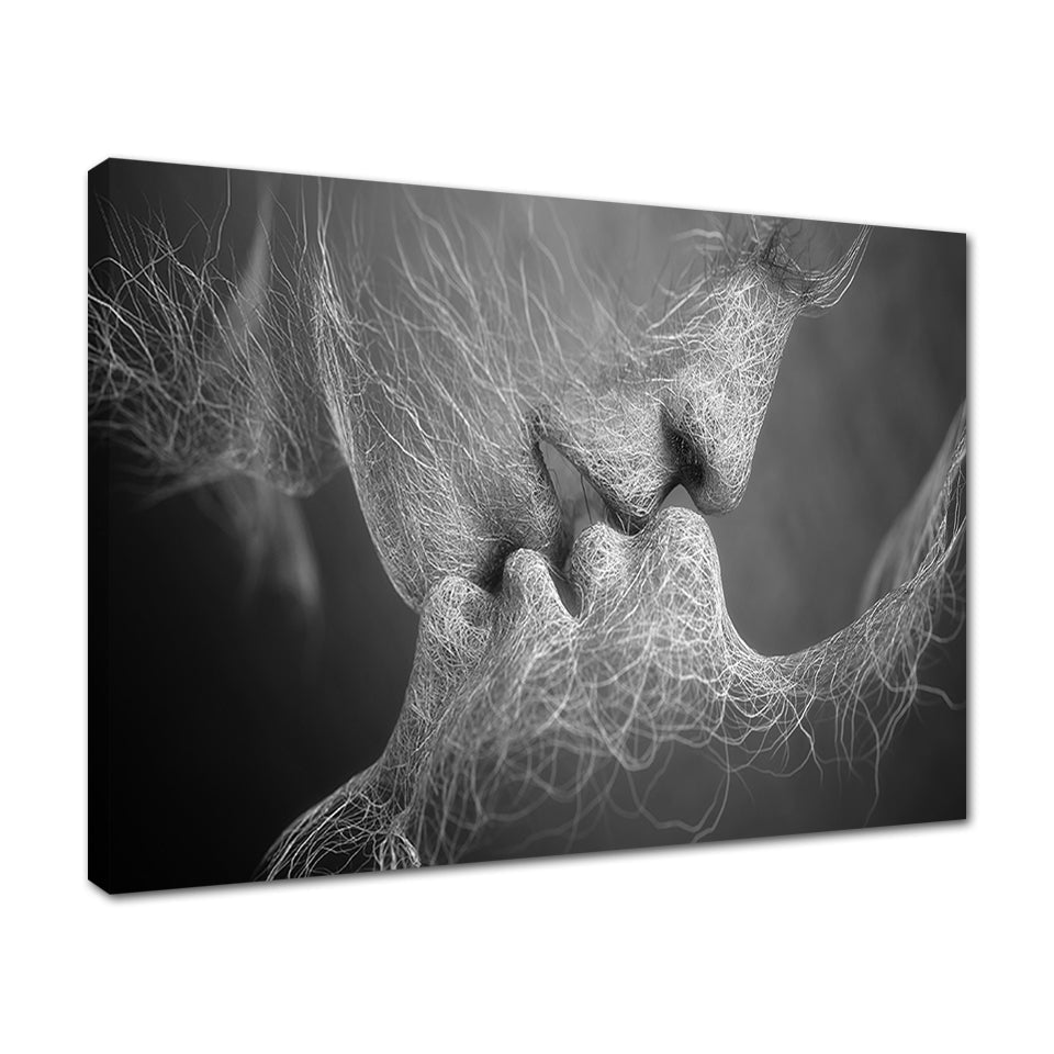 Lines Of Lovers - Leinwand Wandkunst Malerei