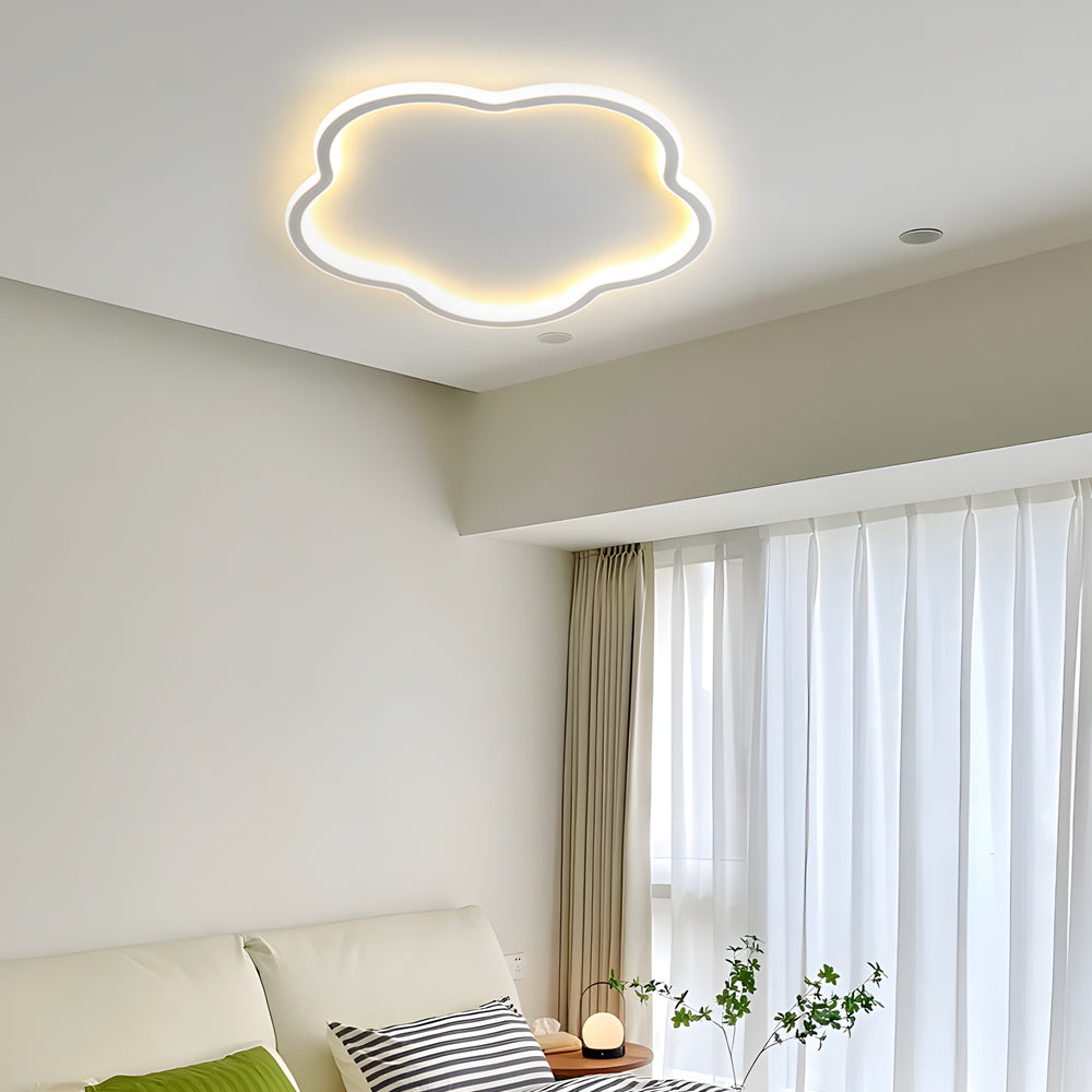 Nordische Deckenleuchte im Pentagramm Design – Aluminium Deckenlampe für Schlafzimmer | Brehn