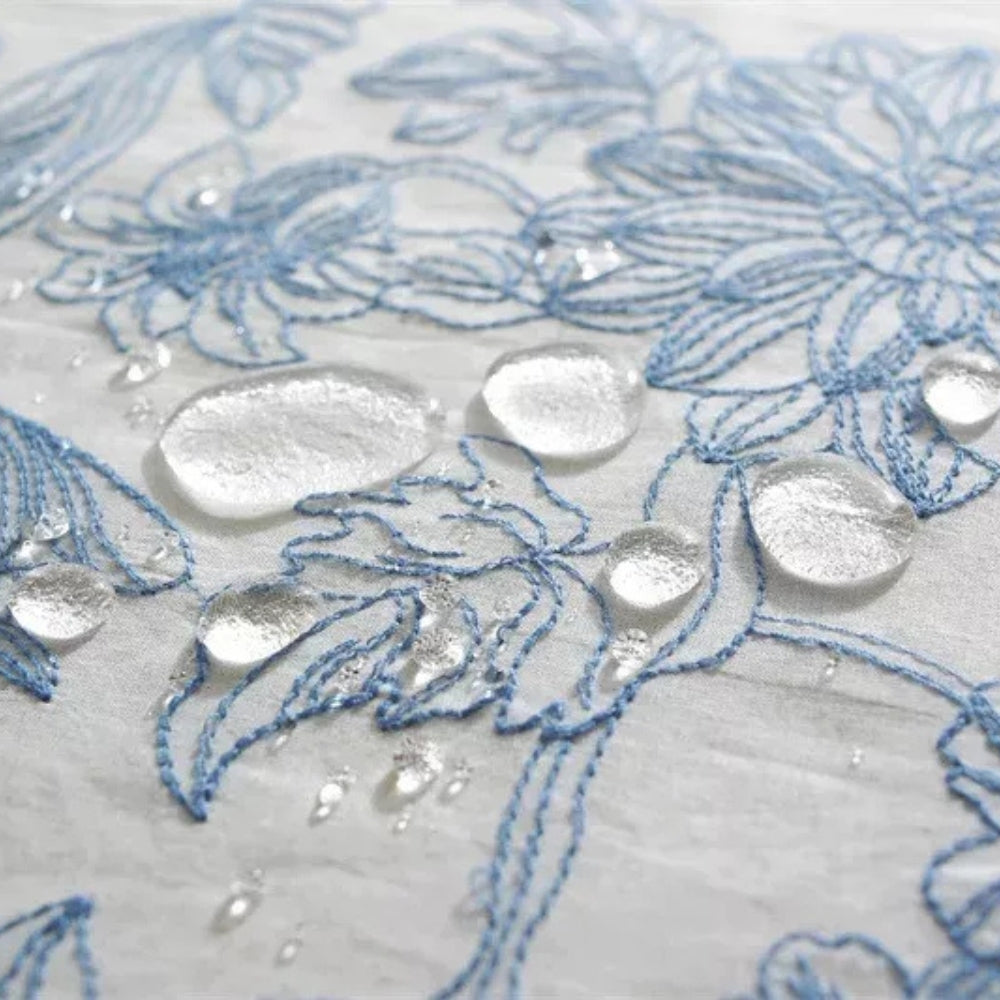 Tischdecke „Delfina Blue Floral Lace“