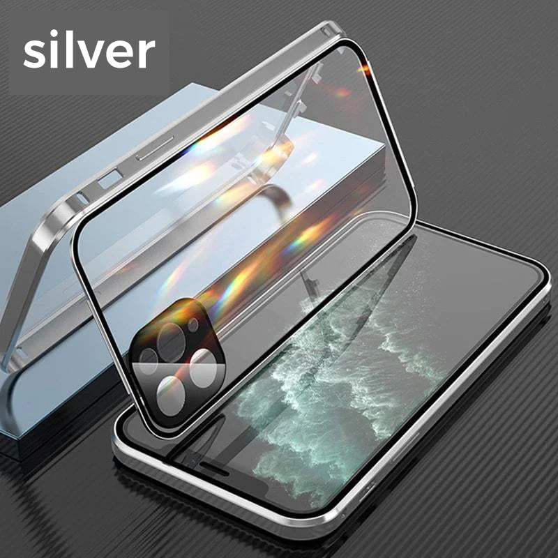 Brehn | Anti-Spionage gehärtete Glas-Hülle für iPhone