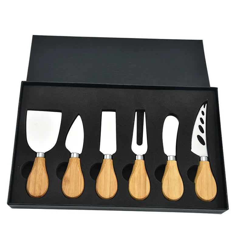 6pcs Edelstahl Käsemesser für Platten und Besteck | Brehn
