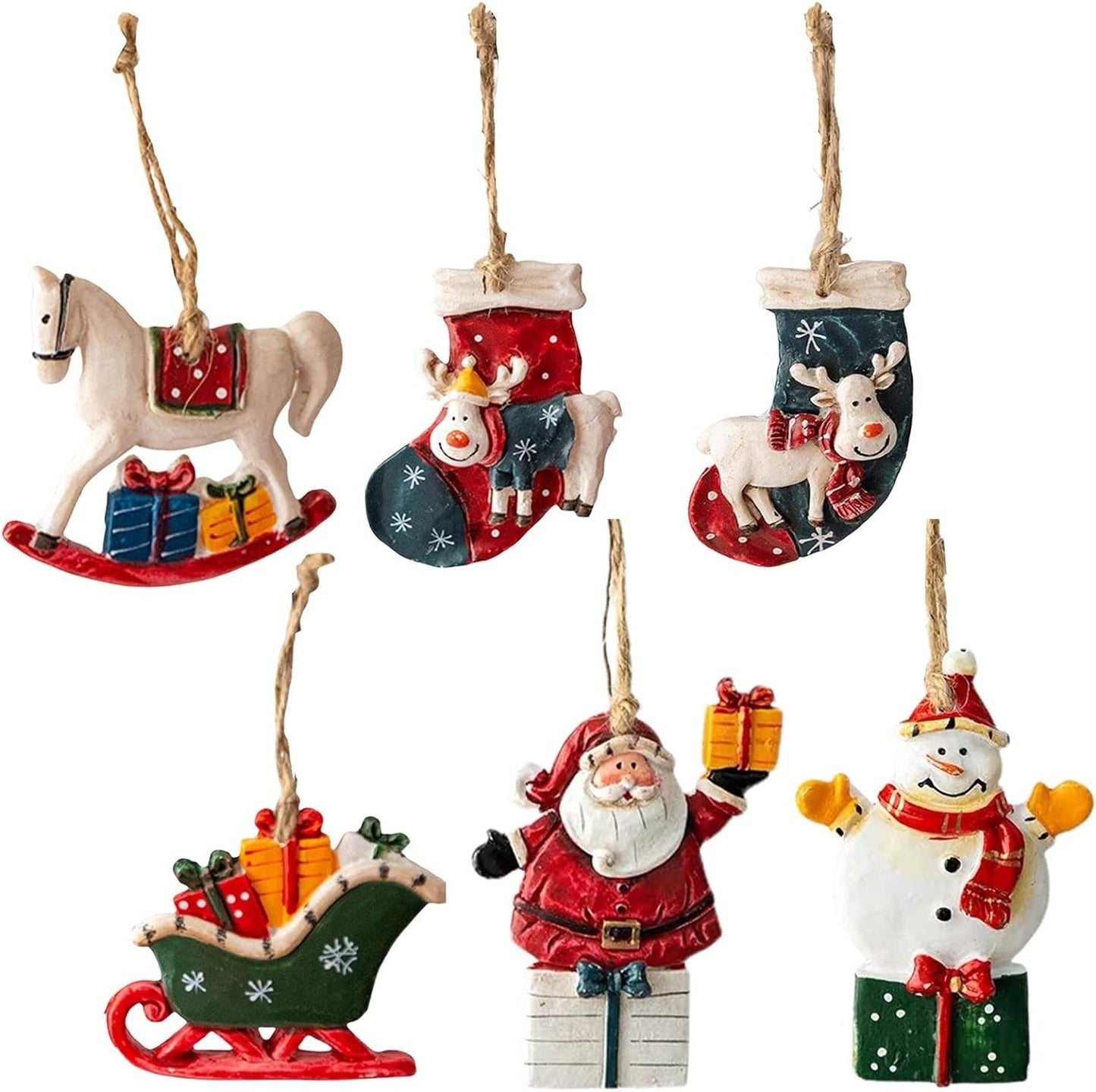 Brehn | Weihnachtsbaum Hängendes Harz Ornament Anhänger