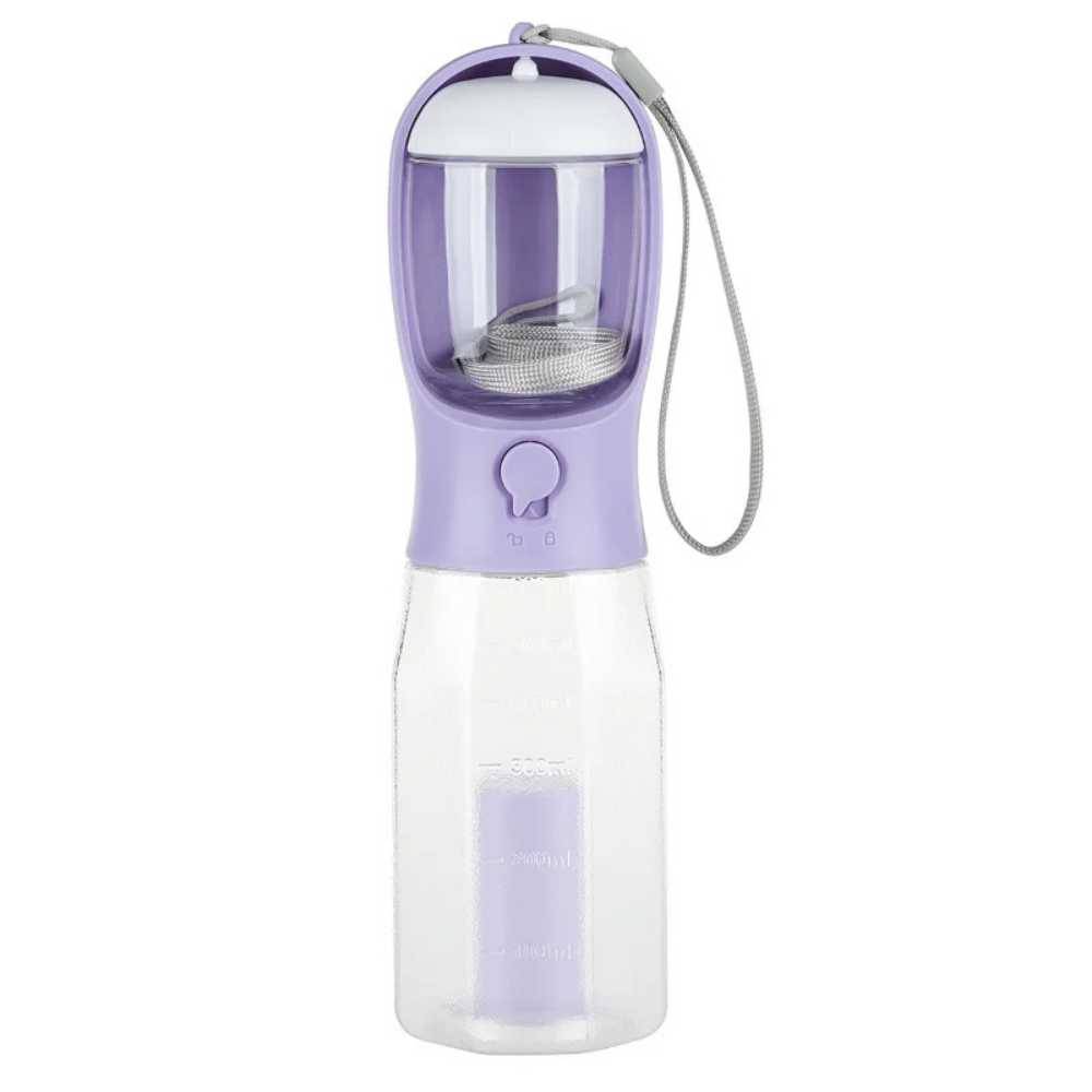 TrailBuddy™ – 3-in-1 Hunde-Trinkflasche mit Futterbox | Brehn