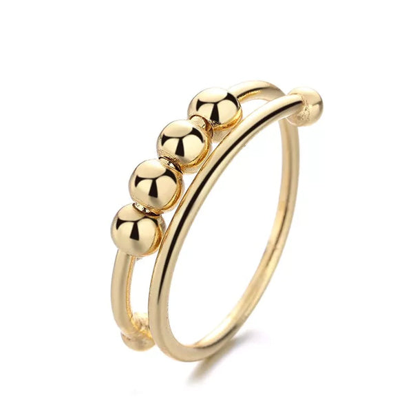Brehn | 4 Beads Adjustable Anxiety Relief Ring