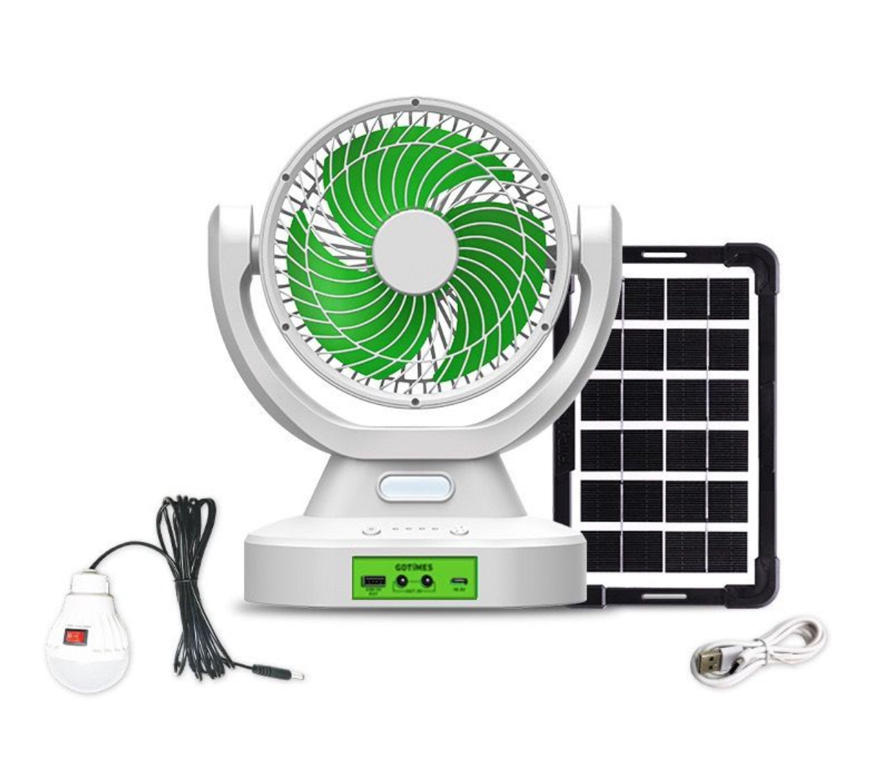 Solar Fan Mit Multifunktion Licht | Brehn
