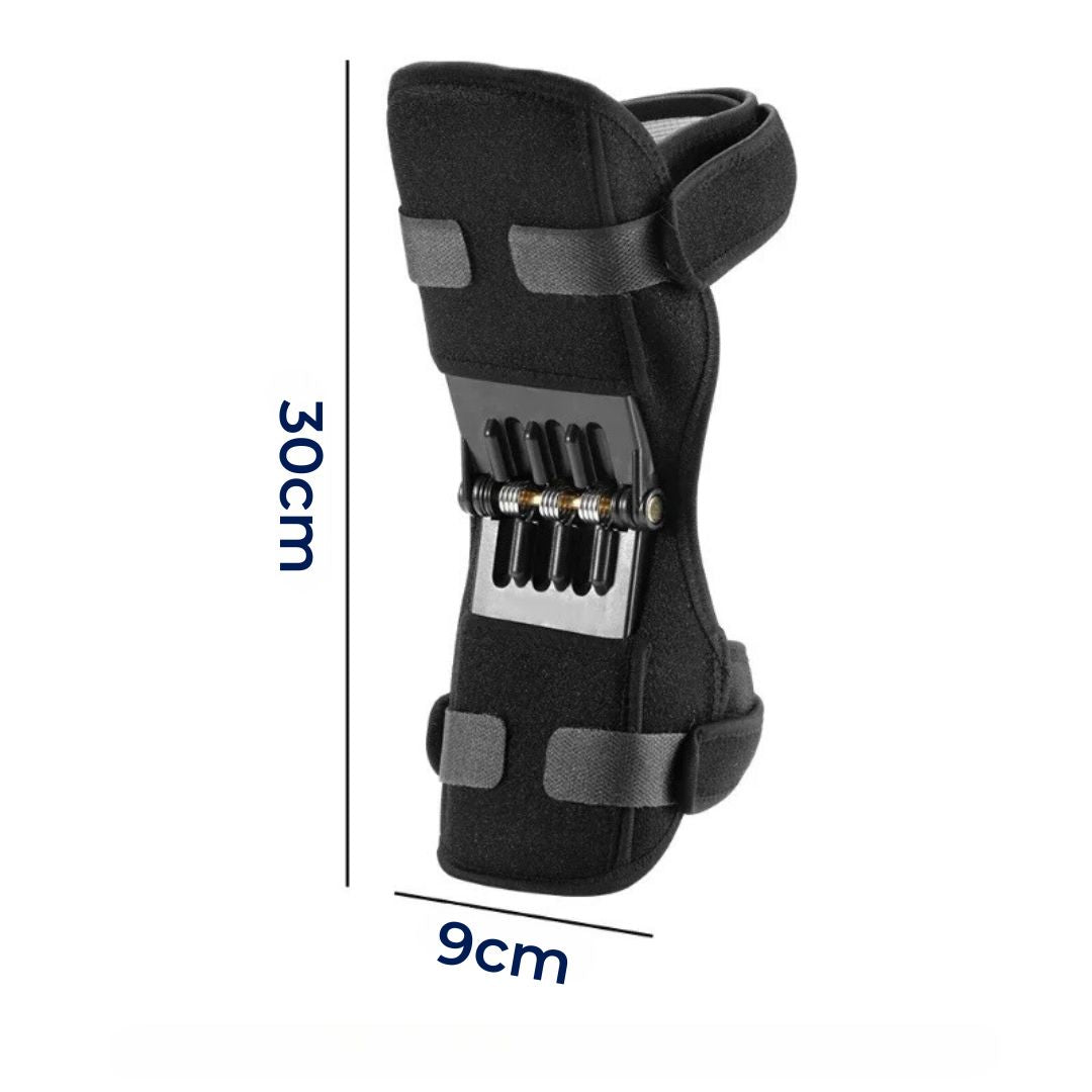 KneeGuard Pro | Set von 2 Scharnier-Kniebandagen-Stabilisatoren zur Schmerzlinderung | Verstellbare Unterstützung bei Knieverletzungen - Arthritis - Nach der Operation Rehabilitation Brehn