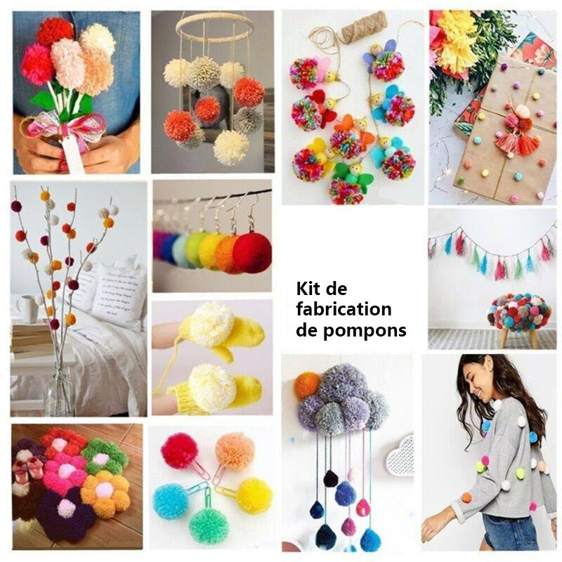 Bastelset für Pom Pom Maschine | Brehn