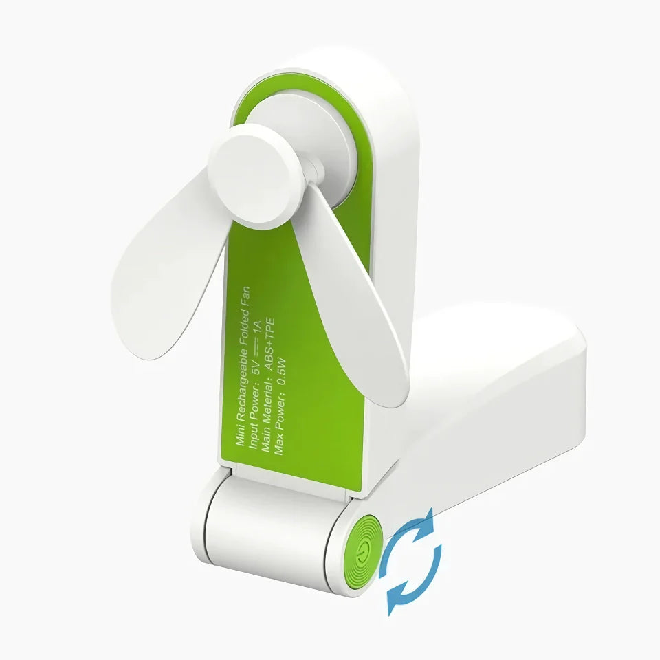Kompakter wiederaufladbarer Handventilator | Brehn