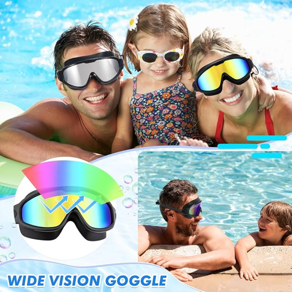 Schwimmbrille 3er-Set für Erwachsene & Kinder | Brehn