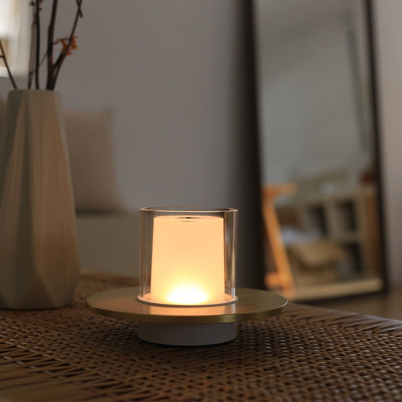 Glas Kerzen Tischlampe | Brehn