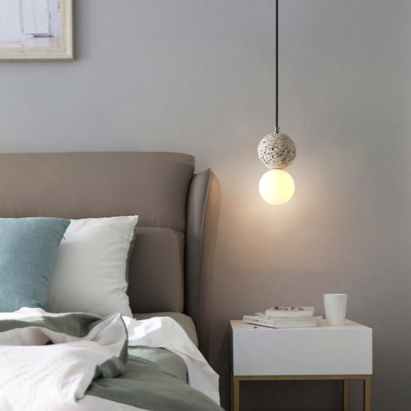 Brehn | Aurora Glow - Luxe LED Pendelleuchte in Schwarz/Weiß