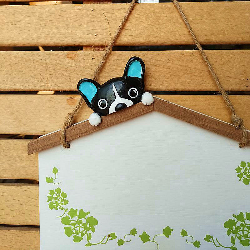Dekoratives Hundethema Wandhängeschild