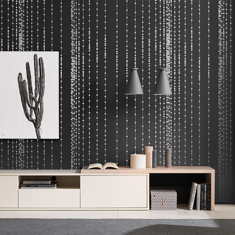 Brehn | Abstract 3D Kraal Gordijn Wanddecoratie Niet-Gelijmd Muurbedekking voor Gastenkamer, 20.5"W x 33'L