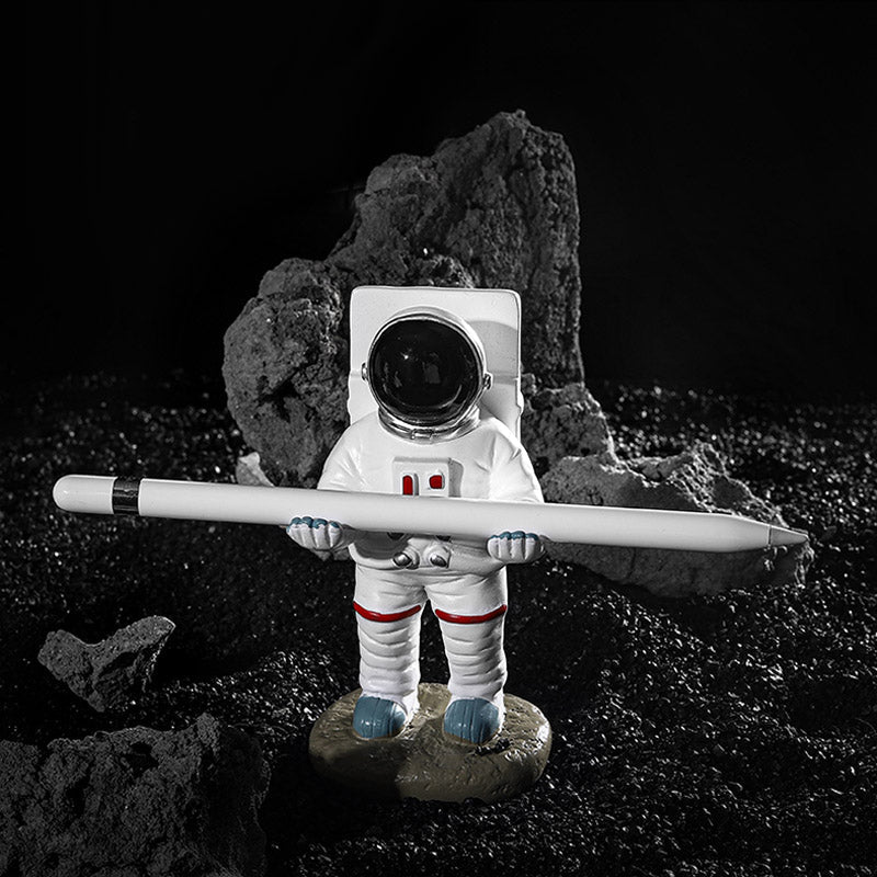 Unterstützung für Mobiltelefon oder Stift in Astronautendekorationen | Brehn