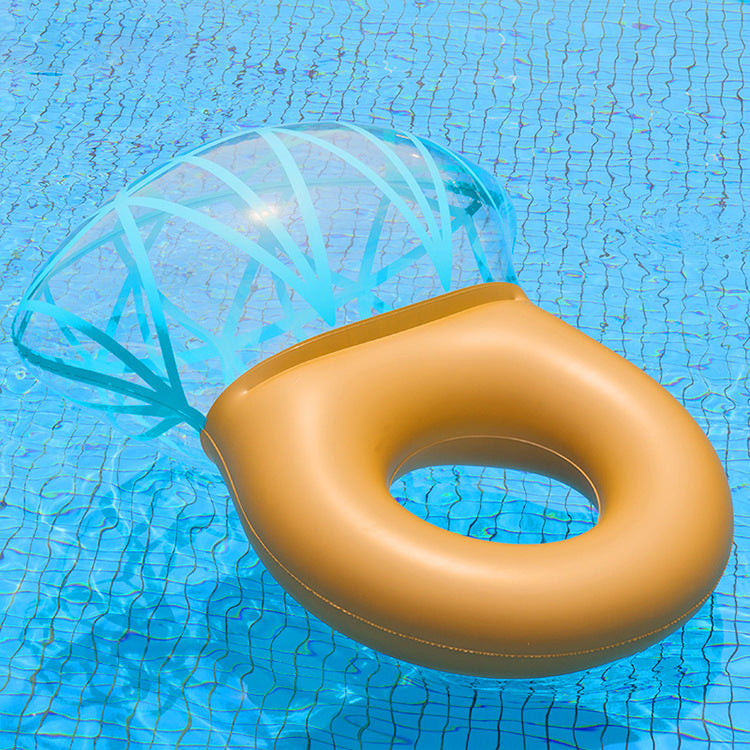 Damen aufblasbarer Diamanten-Schwimmring Brehn