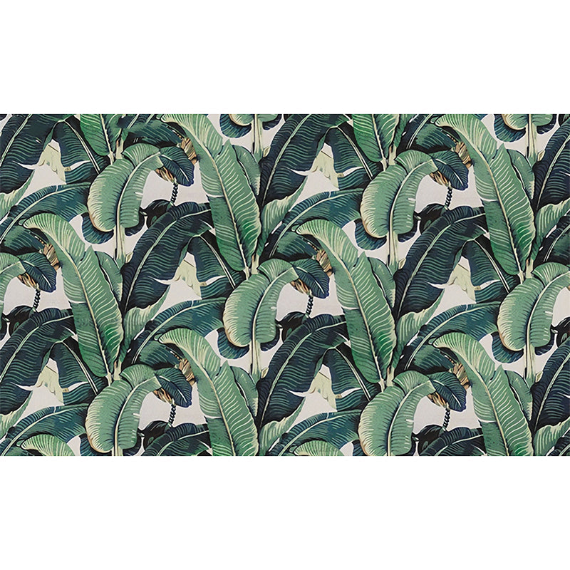 Brehn | Grote Minimalistische Muurbedekking in Groene Bananenbladeren Muur Muurschildering Decal, Op Maat Gemaakt