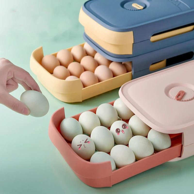Brehn | EggSafe Organizer - Stylische Aufbewahrungsbox für Eier