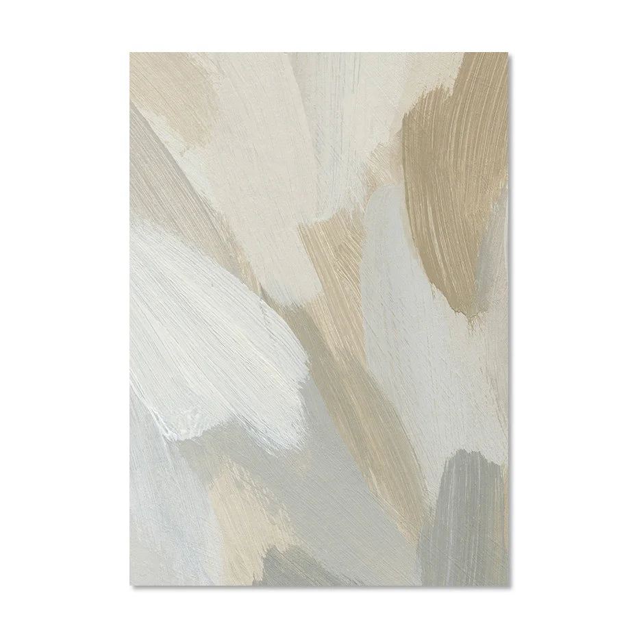 Neutrale Farben Abstrakte Dicke Pinselmalerei Wandkunst Fein Kunst Leinwanddrucke Poster Bilder Für Modernes Wohnzimmer Schlafzimmer Kunstdekoration | Brehn