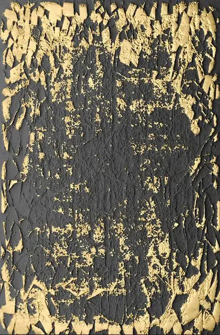 Abstrakte Vintage Organische Gold Schwarze Wandkunst Fine Art Leinwanddrucke Moderne Bilder Für Wohnzimmer Esszimmer Eingang Foyer Kunst