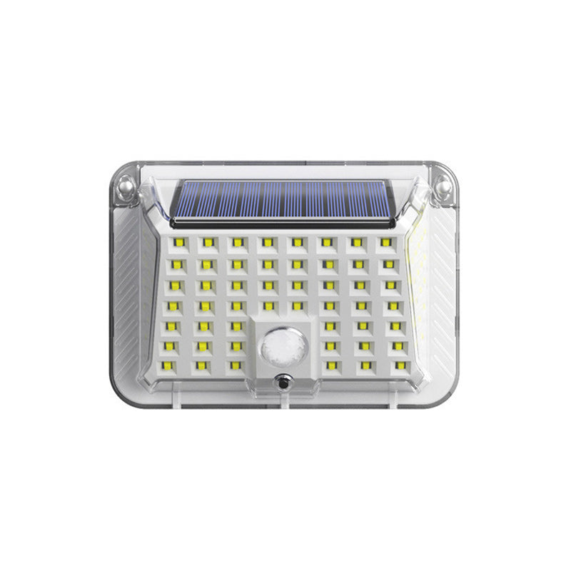 Moderne Einfachheit Solar Wasserdicht Dreieck Silikon ABS PC LED Außen Wand Leuchte Lampe Für Außenpatio | Brehn
