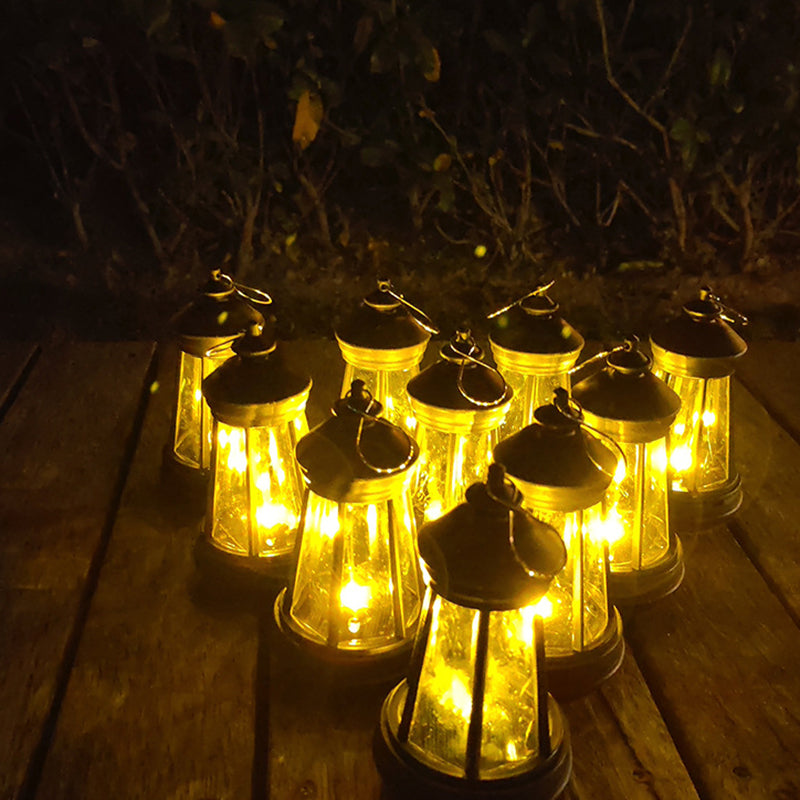 Modern minimalist Solar tragbare runde Turm Eisen LED Außenleuchte für Garten | Brehn