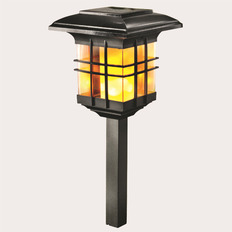 Modern Minimalist Säulen Kunststoff LED Solar Stehlampe für Garten | Brehn