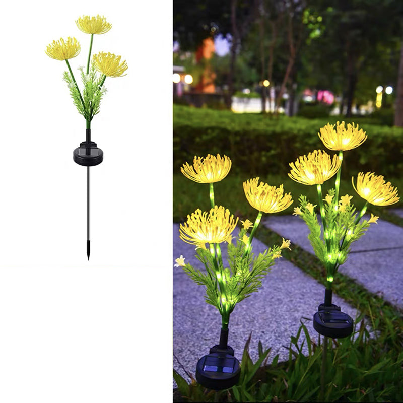 Modern Minimalist Solar Waterproof Simulation Petals Blade ABS Edelstahl LED Bodenstecker Landschaftslampe Für Garten | Brehn