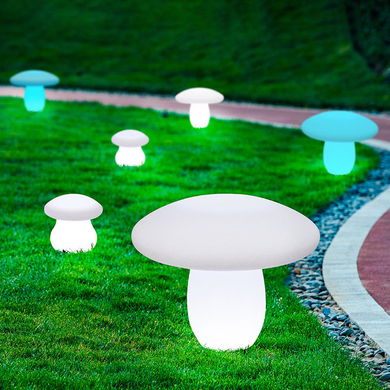 Zeitgenössische kreative solarbetriebene wasserdichte Pilzform PE LED Außenleuchte für die Terrasse | Brehn