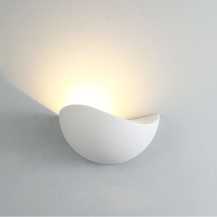 Modern Minimalist Triangle Vogel-Nest Halbbogen Wasserfest Aluminium LED Wandleuchte Lampe Für Outdoor Terrasse | Brehn