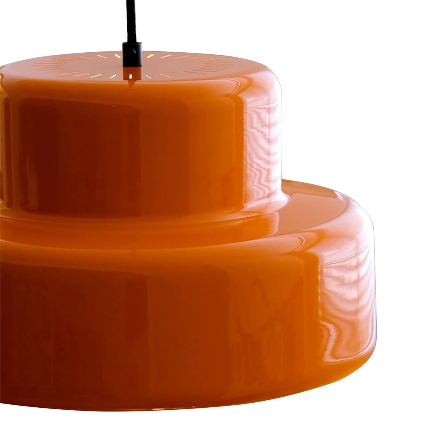 Brehn | Bauhaus Glow Light - Verzaubernde Orange Pendelleuchte für das Esszimmer