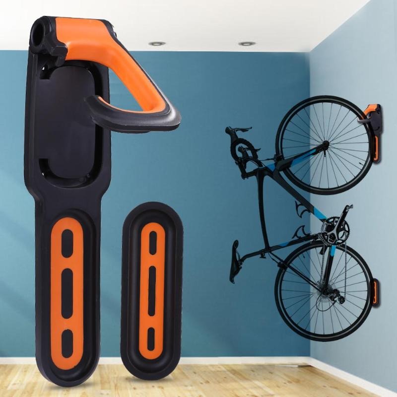 Fahrradhalterung mit Wandhaken | Platzsparende Wandlösung für Garage und Werkstatt