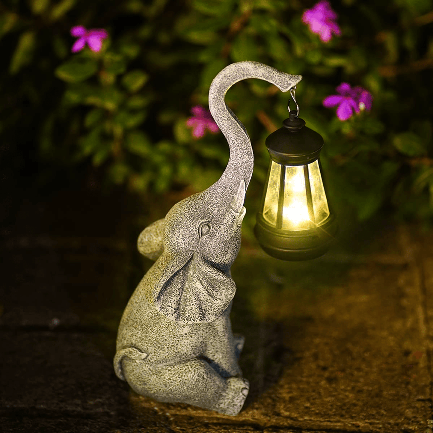 Atmosphärische Solarleuchte für den Garten - Elephant Glow | Brehn