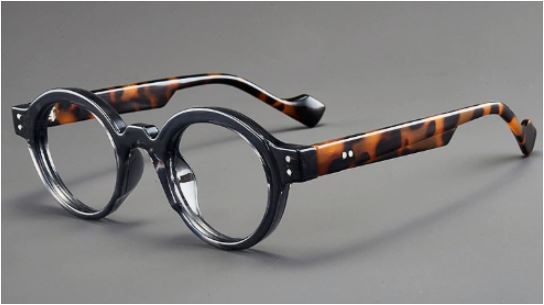 Unisex-Brillenfassungen | Acetat im Vintage-Stil | Leicht und verstellbar | CE-zertifiziert