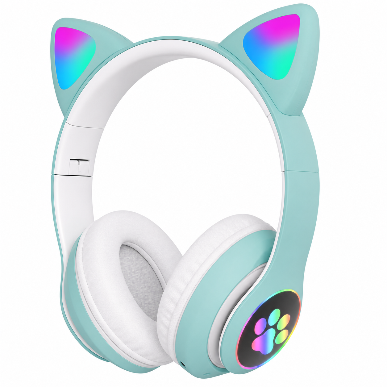 Gaming-Headset Katzenohr LED-Beleuchtung USB 3,5mm | Brehn