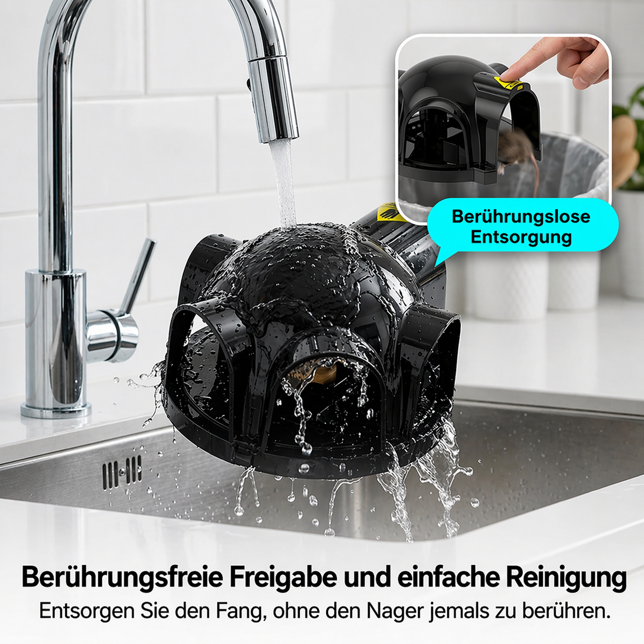 Wiederverwendbare Mausfalle mit 4 Türen | Brehn