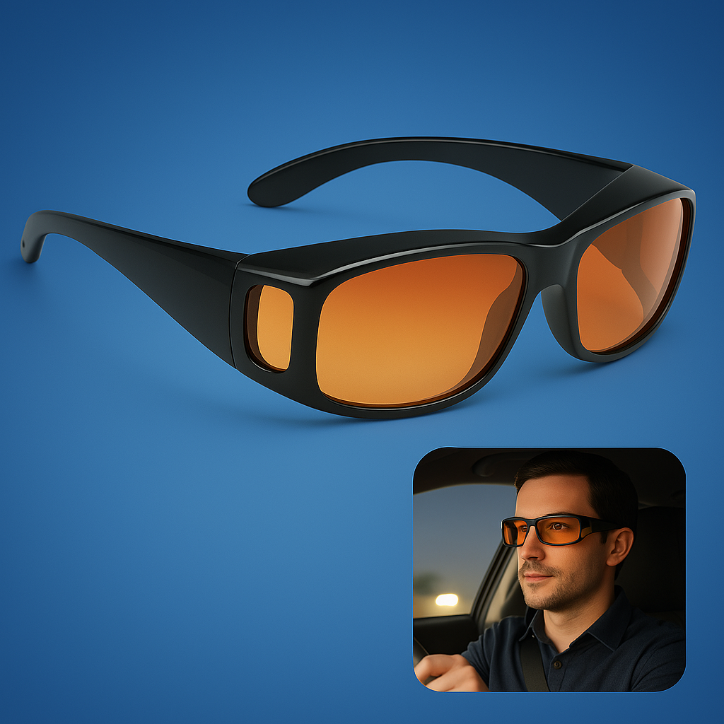 Brehn | Fahrbrille Anti-Blend-Linse Nachtwäsche