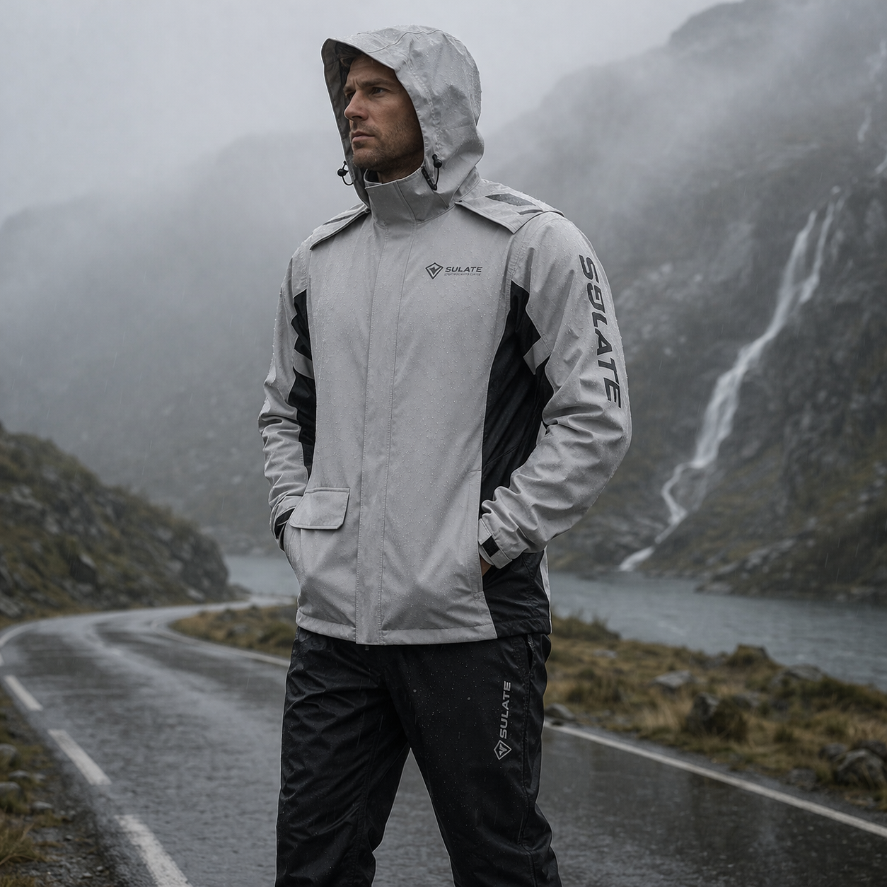 Regenanzug StormShield – Wasserdichter Winddichter Fahrradregenanzug | Brehn