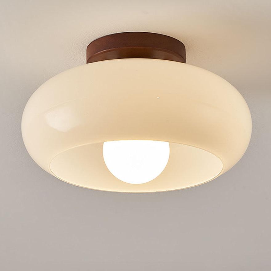Brehn | VintageGlow Deckenlampe - Authentische Holz Retro Deckenleuchte