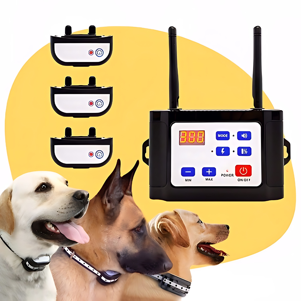 Brehn | SafeZone - Wireless Dog Kennel & Training Collar | Pet-Friendly Correction Methods | Rechargeable & Waterproof