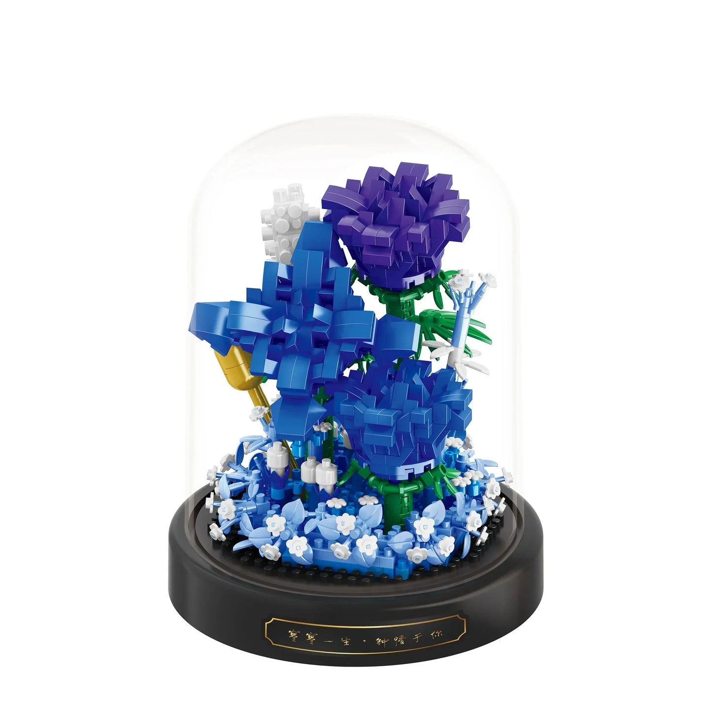 Brehn | BloomBrick DIY Mikro Blumen Bausteine | Mini Ziegel Puzzle | Heimdekoration & Geschenkidee für Kinder