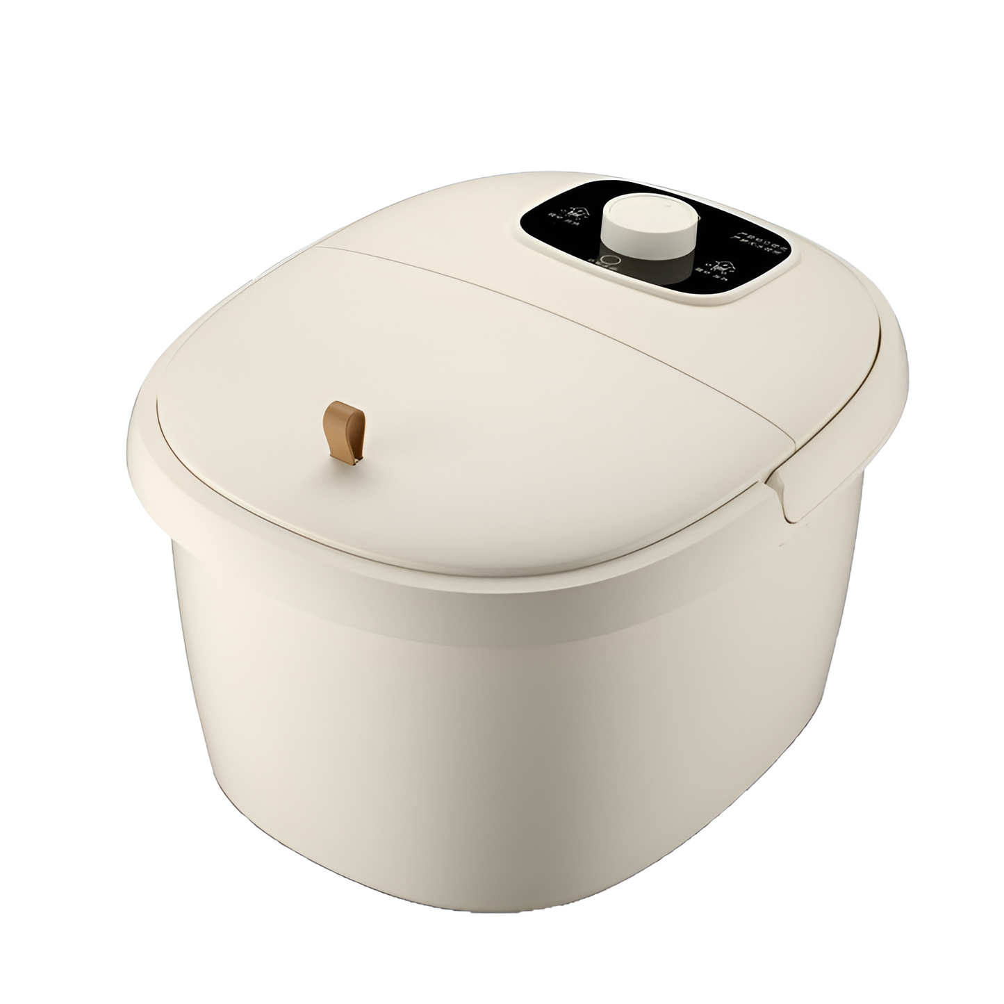 Brehn | Elektrischer Wasserfußmassagegerät mit Heizung und Massagerollen – Ergonomisches Fußmassagegerät für das Home Spa