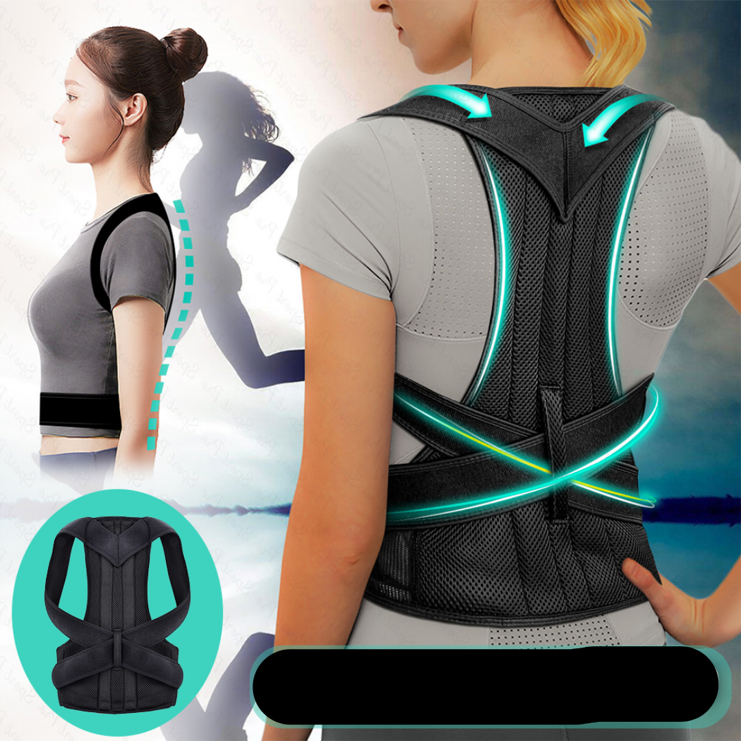 Brehn | Ergonomisches Rückenhaltungstraininggerät mit Verstellung – Unterstützt eine gesunde Haltung