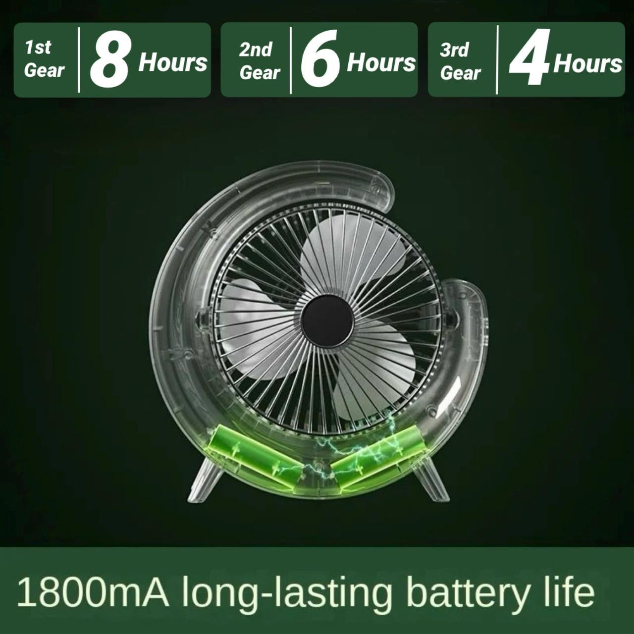Fan Desktop Rechargeable 2:1 | Brehn